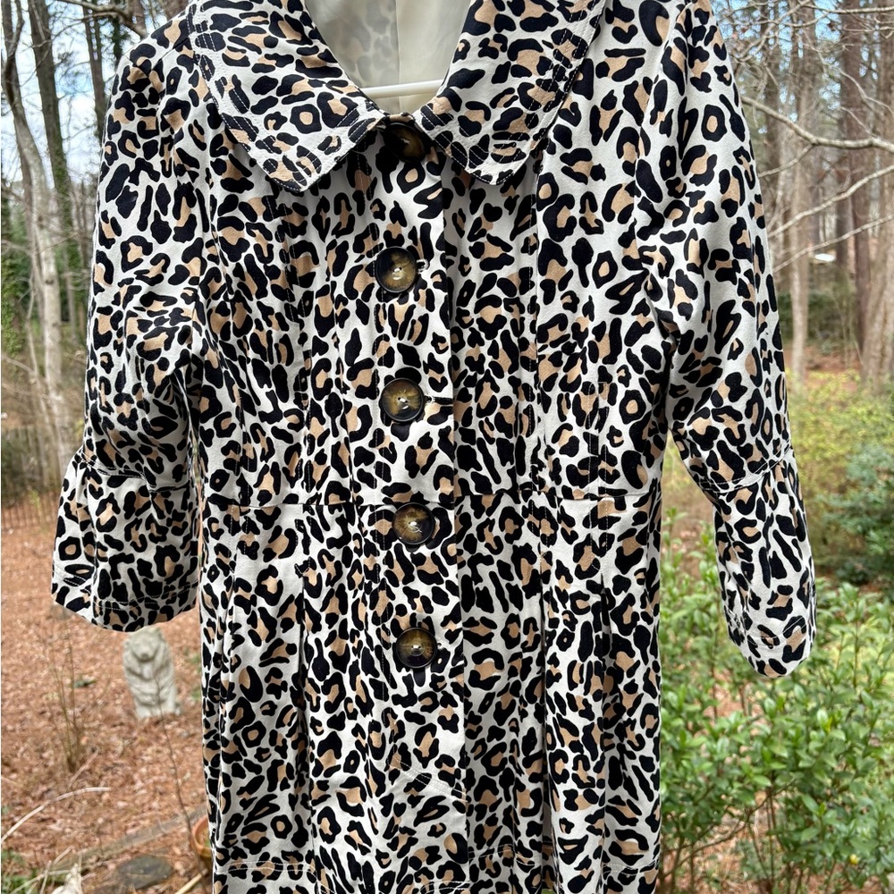 Leopard Print Women's Coat